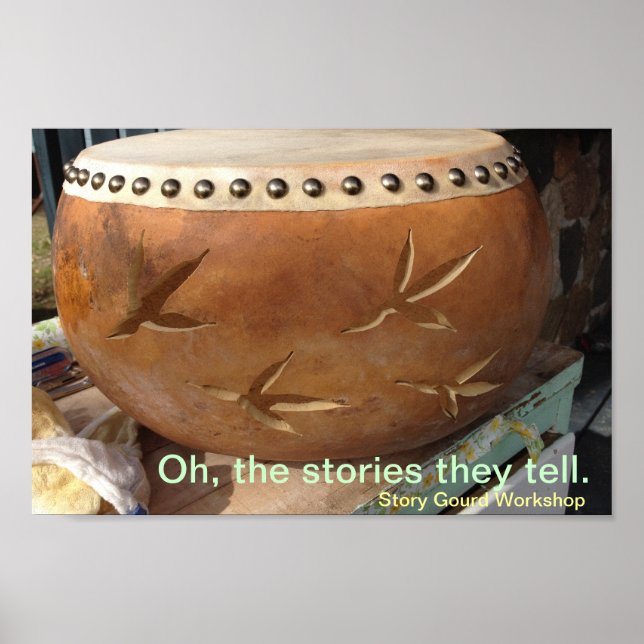 Story Gourd Poster- Rooster Gourd Poster (Front)