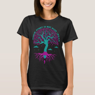 Story Is Not Over Stay Semicolon Tree Of Life T-Shirt