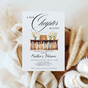 Storybook A New Chapter About toBegins Baby Shower Invitation