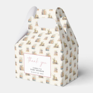 Storybook Baby Shower Favor Box Wildflower Girl