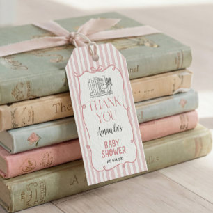 Storybook Baby Shower Gift Tag