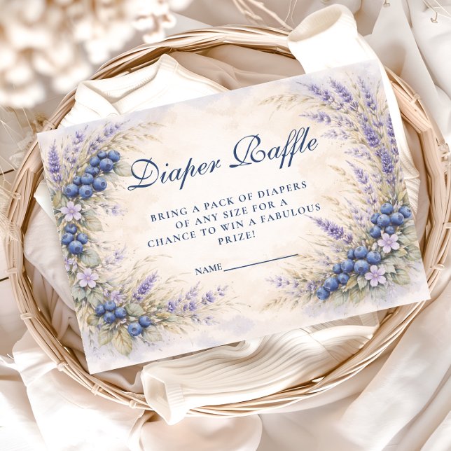 Storybook Blueberry Garden Diapper Raffle Enclosure Card (Creator Uploaded)
