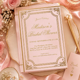 storybook bridal shower invitations a new chapter