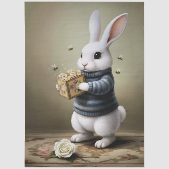 Storybook Bunny Tissue Paper (Front)