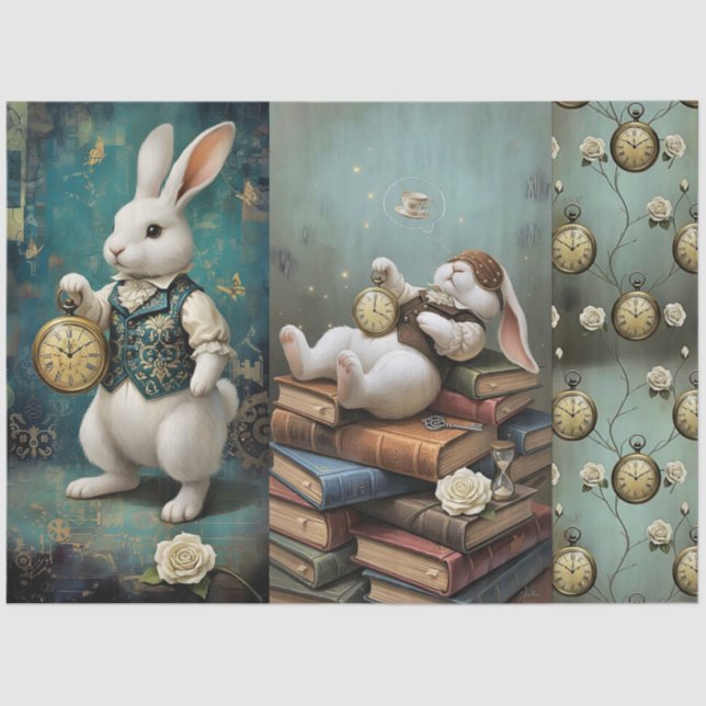 Storybook Bunny Tissue Paper (Front)
