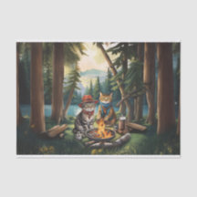 Storybook Campfire Cats,  Love the Outdoors