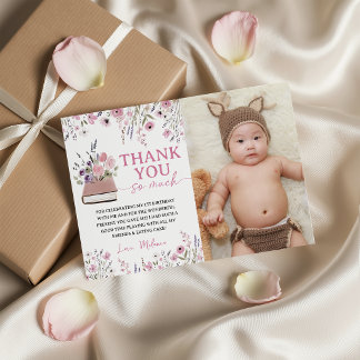 Storybook Chapter One Photo Thank You Card