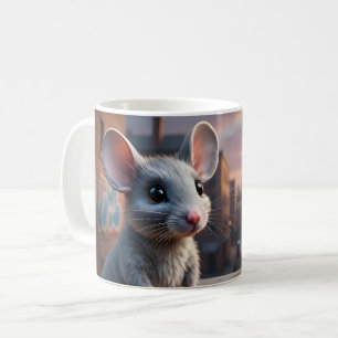 Storybook City Mouse Art Coffee Mug