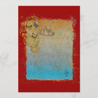 Storybook Fairytale Castle Invitation Cards