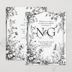 Storybook Fairytale, Classic Hand Drawn Invitation