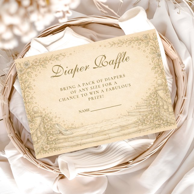 Storybook Fairytale Garden Diapper Raffle Enclosure Card (Creator Uploaded)