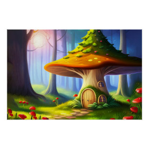 Storybook Forest Poster