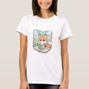 Storybook Fox Reader T-Shirt