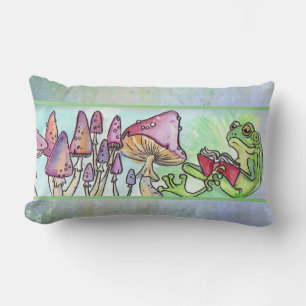 Storybook Frog Journal Lumbar Pillow