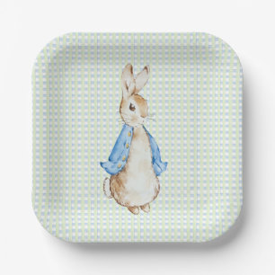 Storybook Garden Rabbit Inspired Baby Shower  Paper Plate