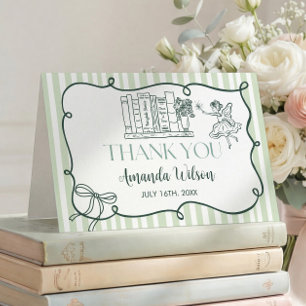 Storybook Green Thank You Card