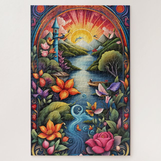 Storybook Landscape 1 Jigsaw Puzzle (Vertical)