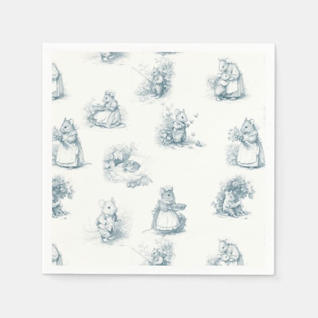 Storybook Little Mouse Napkin (Front)