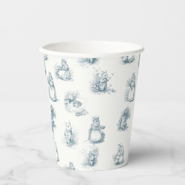 Storybook Little Mouse Paper Cups (Front)