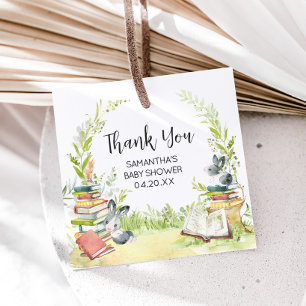 Storybook New Chapter Baby Shower Favour Tags
