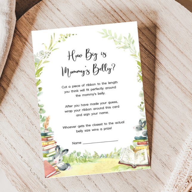 Storybook New Chapter Baby Shower How Big Game (Storybook Baby Shower Game)
