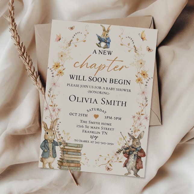 Storybook New Chapter Baby Shower Invitation (Créateur téléchargé)