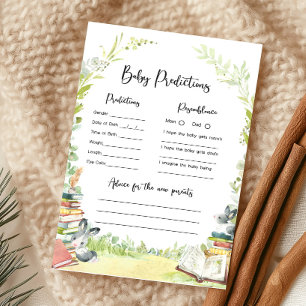 Storybook New Chapter Shower Baby Predictions Game