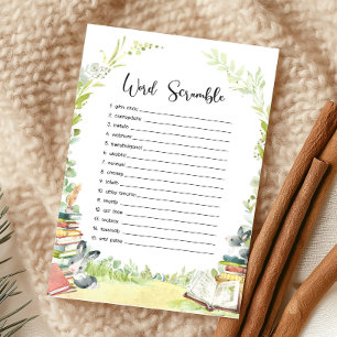 Storybook New Chapter Shower Word Scramble Game