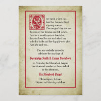 Storybook Page | Vintage Fairytale Wedding
