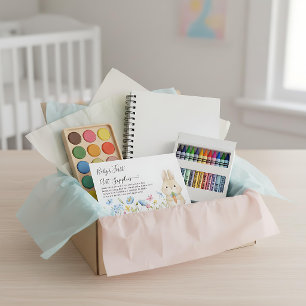 Storybook Rabbit Baby’s First Art Supplies  Enclosure Card