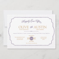 Storybook Romance Faire-part de mariage