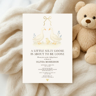 Storybook Silly Goose Baby Shower Invitation