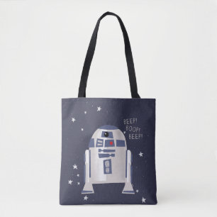 Storybook Style R2-D2 - Beep! Boop! Beep! Tote Bag