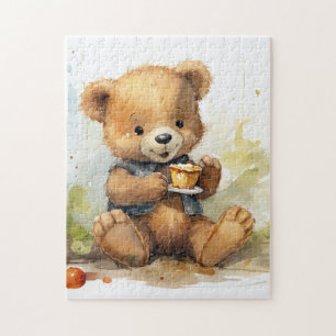 Storybook Style Teddy Bear Jigsaw Gift Puzzle