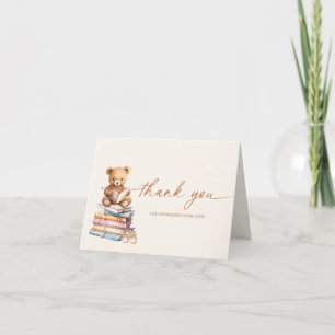 Storybook Teddy Bear Baby Shower Thank You Card