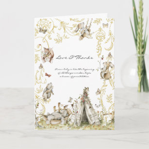 Storybook Woodland Forest Baby Shower Thank You