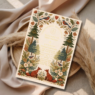 Storybook Woodland Nature Inspired Wedding