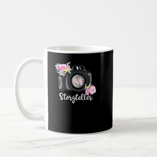 Storyteller Camera Photography Photographer Camera Coffee Mug (Left)