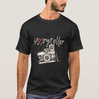 Storyteller Camera Photography Photographer Cool T-Shirt