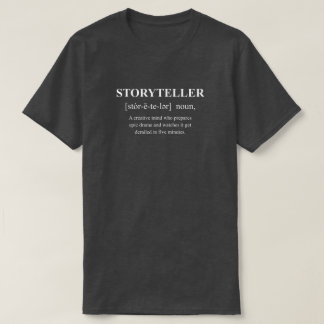 Storyteller Funny RPG Definition With White Text T-Shirt