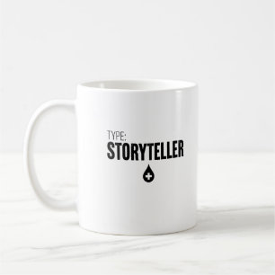 Storyteller Writer Journalist Blogger Writing Coffee Mug