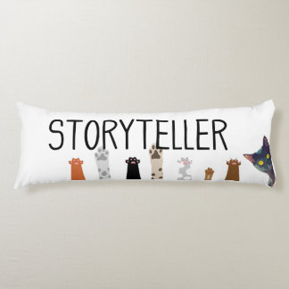 Storyteller's Comfort: Cat Paw Ed Body Pillow