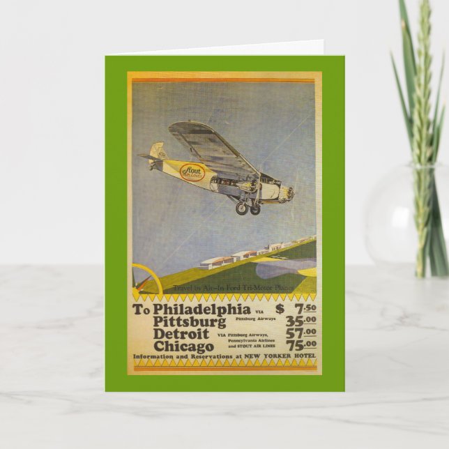 Stout Airlines Card (Front)