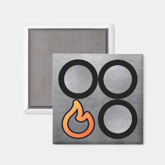 Stove Knob Front Left Burner Control Label Magnet