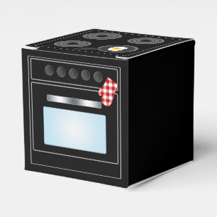 Stove with Egg In Frying Pan (Choose Colours!) Favor Box