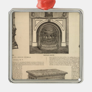 Stove Works, Albany, New York Metal Ornament