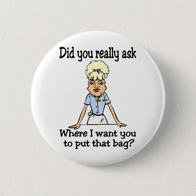 Stow the Bag 2 Inch Round Button (Front)