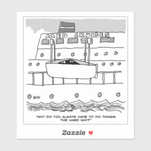 Stowaways on a Cruise Cartoon.