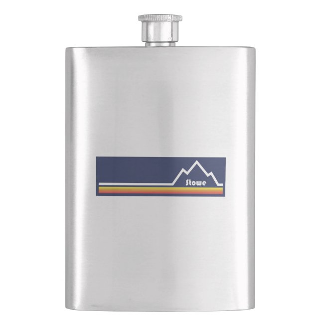 Stowe Mountain Resort Hip Flask (Front)