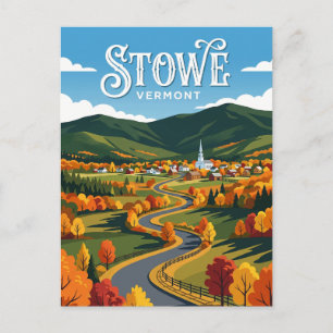 Stowe USA Postcard